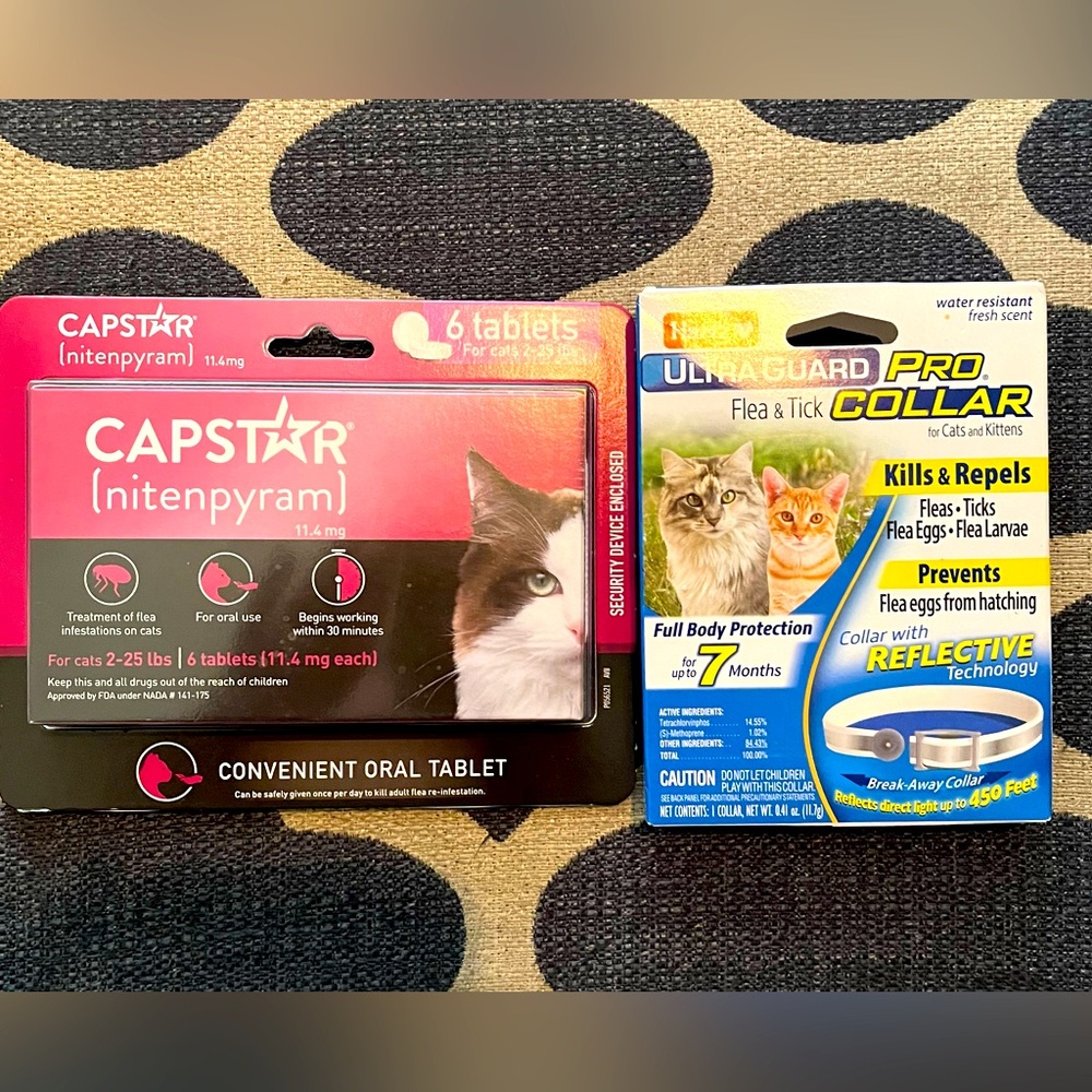Oral tablets and collars! Brand New!